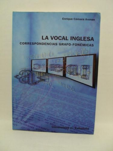 Portada del libro de LA VOCAL INGLESA. Correspondencias grafo-fonémicas