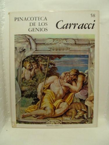 Portada del libro de PINACOTECA DE LPS GENIOS. CARRACCI