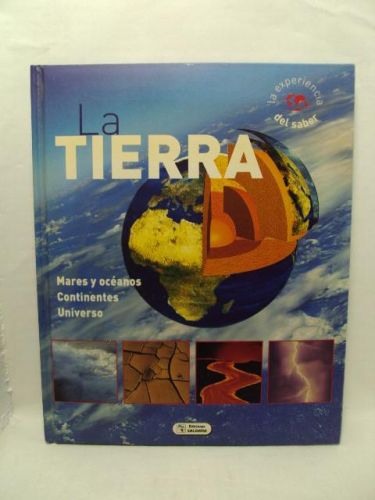 Portada del libro de LA TIERRA, mares y océanos, continentes, universo