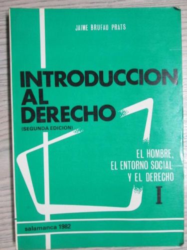 Portada del libro de INTRODUCCIÓN AL DERECHO