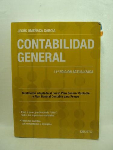 Portada del libro de CONTABILIDAD GENERAL. Totalmente adaptado al nuevo Plan General Contable y Plan General Contable para...