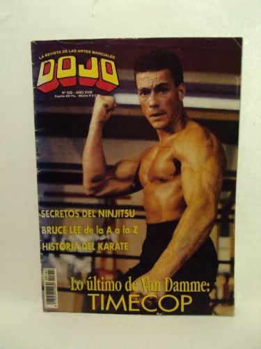 Portada del libro de DOJO, la revista de las artes marciales. Número 202