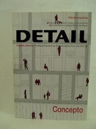 Portada del libro de DETAIL. Revista de Arquitectura y Detalles Constructivos. Vivienda Colectiva. Año 2009-3
