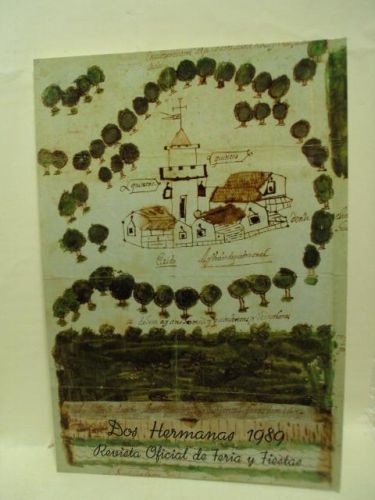 Portada del libro de DOS HERMANAS 1989.  Revista oficial de Feria y Fiestas