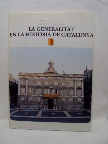 Portada del libro de La generalitat en la historia de Catalunya
