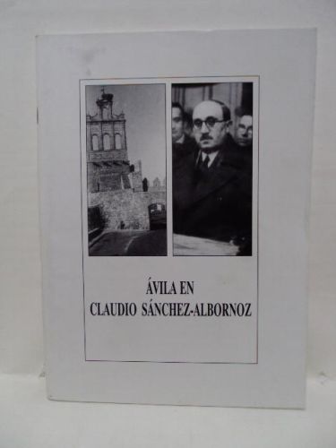 Portada del libro de Ávila en Claudio Sánchez-Albornoz