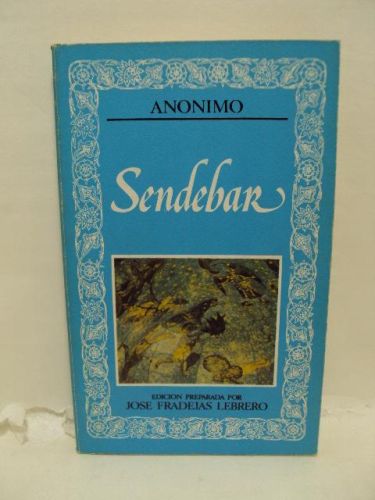 Portada del libro de SENDEBAR. Libro de los engaños de las mujeres