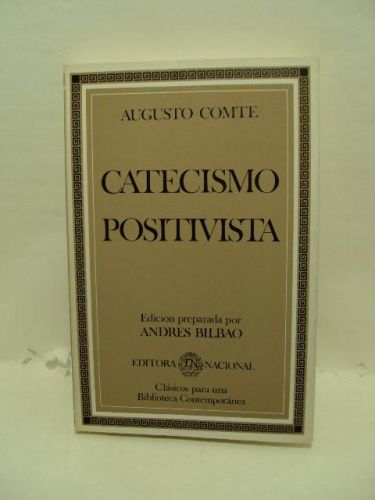 Portada del libro de CATECISMO POSITIVISTA o Exposición resumida de la Religión Universal