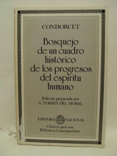 Portada del libro de BOSQUEJO DE UN CUADRO HISTÓRICO DE LOS PROGRESOS DEL ESPÍRITU HUMANO