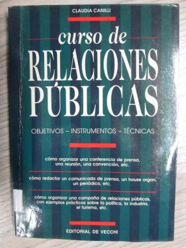 Portada del libro de CURSO DE RELACIONES PÚBLICAS