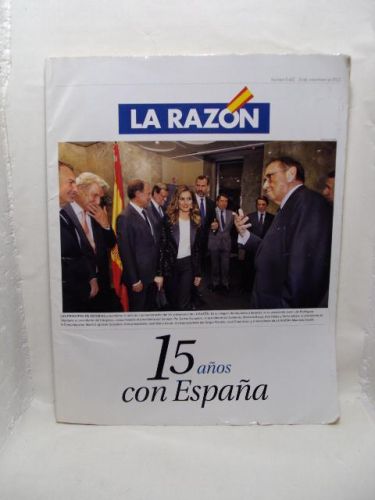 Portada del libro de LA RAZÓN, 15 AÑOS CON España