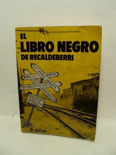 Portada del libro de EL LIBRO NEGRO DE RECALDEBERRI