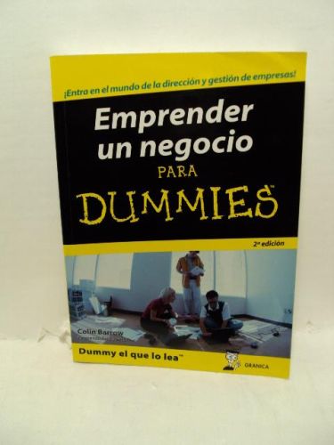 Portada del libro de EMPRENDER UN NEGOCIO para Dummies