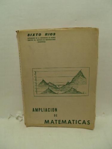 Portada del libro de AMPLIACIÓN DE MATEMÁTICAS