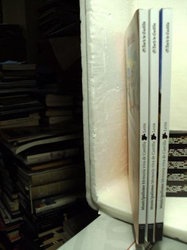 Portada del libro de EL NORTE DE CASTILLA, MUNICIPALISMO, memoria viva de Castilla y León. 3 Tomos