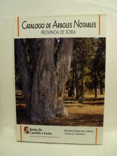 Portada del libro de CATÁLOGO DE ÁRBOLES NOTABLES, provincia de Soria