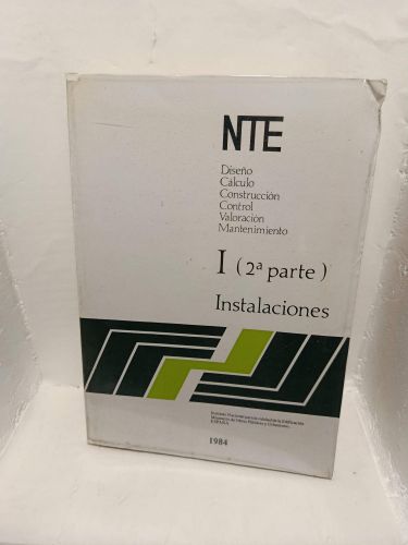 Portada del libro de NTE I (2º PARTE) INSTALACIONES. 1984