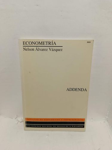 Portada del libro de ECONOMETRÍA. ADDENDA