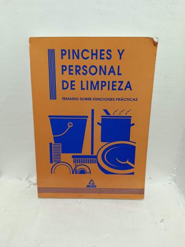 Portada del libro de PINCHES Y PERSONAL DE LIMPIEZA. Temario sobre funciones prácticas