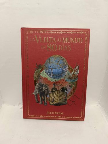 Portada del libro de LA VUELTA AL MUNDO EN 80 DÍAS
