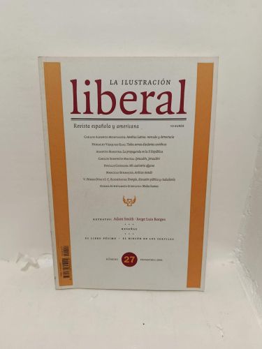 Portada del libro de LA ILUSTRACIÓN LIBERAL nº27. Revista española y americana