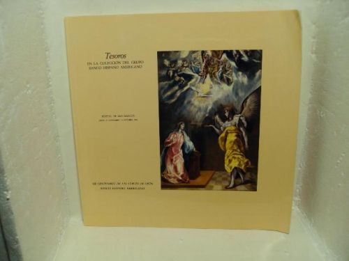 Portada del libro de TESOROS EN LA COLECCIÓN DEL GRUPO BANCO HISPANO AMERICANO