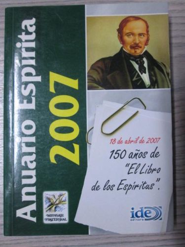 Portada del libro de ANUARIO ESPÍRITA 2007