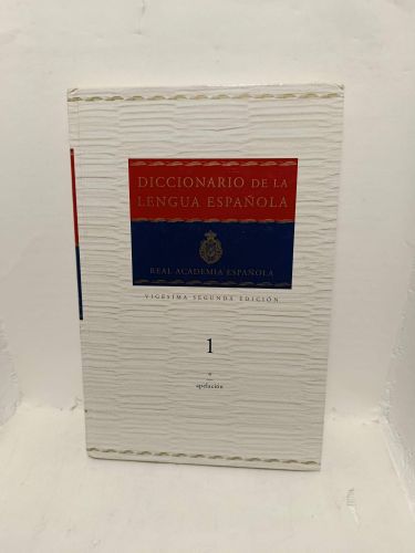 Portada del libro de DICCIONARIO DE LA LENGUA ESPAÑOLA. TOMO 1. Real Academia Española