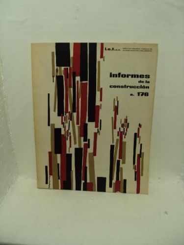 Portada del libro de INFORMES DE LA CONSTRUCCIÓN NÚMERO 176