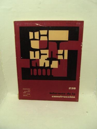 Portada del libro de INFORMES DE LA CONSTRUCCIÓN NÚMERO 238