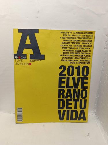 Portada del libro de ANOCHE TUVE UN SUEÑO. Global Magazine Nº2.