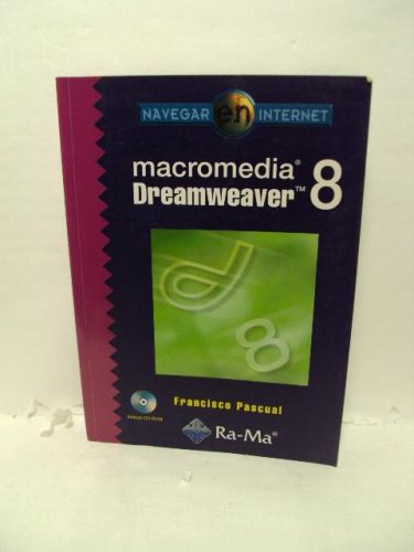 Portada del libro de NAVEGAR EN INTERNET: MACROMEDIA DREAMWEAVER 8. INCLUYE CD-ROM