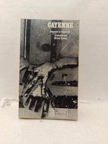 Portada del libro de CAYENNE. Déportés et bagnards