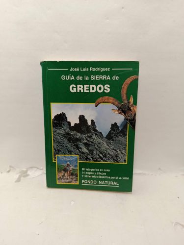 Portada del libro de GUÍA DE LA SIERRA DE GREDOS (Fotografías y dibujos del autor)