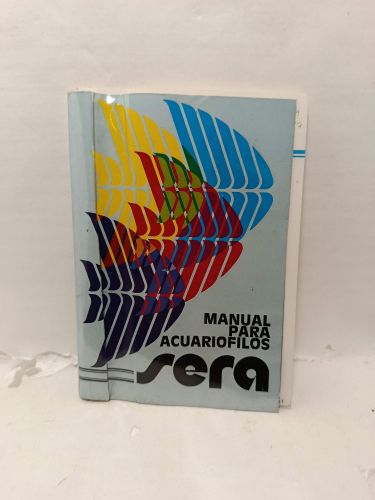 Portada del libro de MANUAL PARA ACUARIOFILOS. Sera