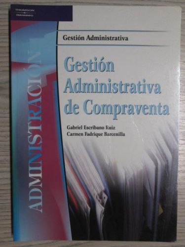 Portada del libro de GESTION ADMINISTRATIVA DE COMPRAVENTA