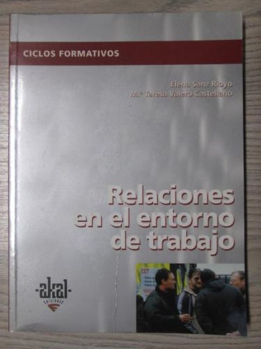 Portada del libro de RELACIONES EN EL ENTORNO DE TRABAJO