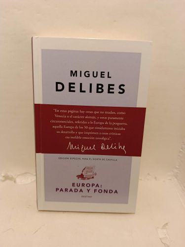 Portada del libro de MIGUEL DELIBES. Europa: parada y fonda
