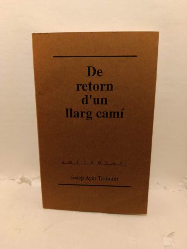 Portada del libro de DE RETORN D`UN LLARG CAMÍ