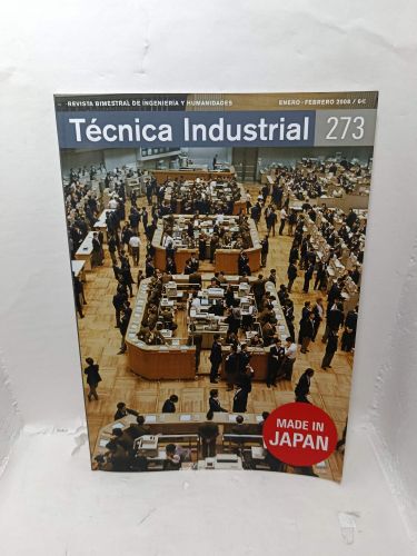 TÉCNICAS INDUSTRIAL NÚMERO 273(Enero-Febrero 2008)