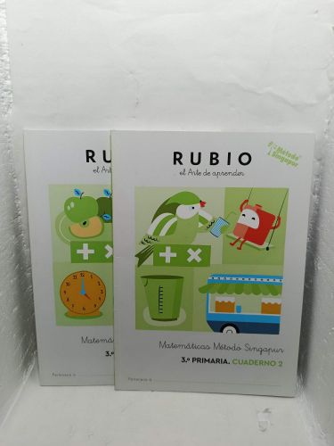 MATEMÁTICAS MÉTODO SINGAPUR (2 libros) 3.º Primaria 