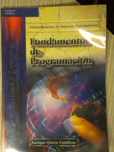 Portada del libro de FUNDAMENTOS DE PROGRAMACIÓN