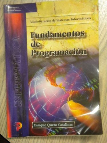 Portada del libro de FUNDAMENTOS DE PROGRAMACIÓN