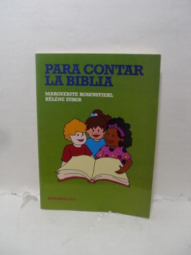 PARA CONTAR LA BIBLIA
