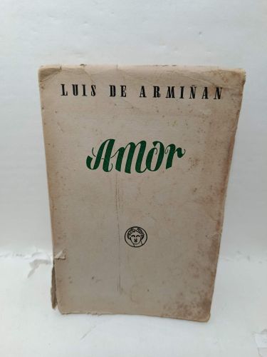 Portada del libro de AMOR, de Luis de Armiñán