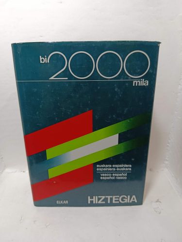 Portada del libro de HIZTEGIA BI MILA. Vasco-Español, Español-Vasco