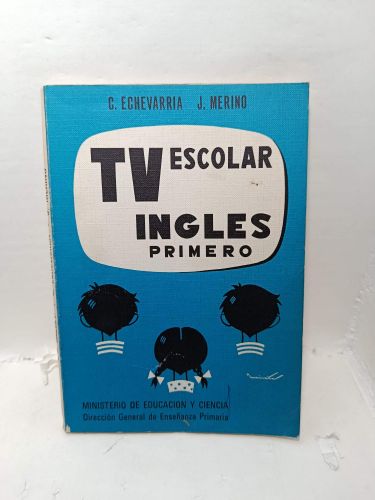 Portada del libro de TV ESCOLAR INGLÉS PRIMERO
