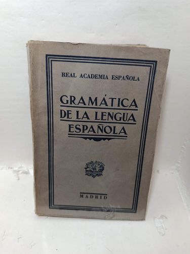 GRAMÁTICA DE LA LENGUA ESPAÑOLA