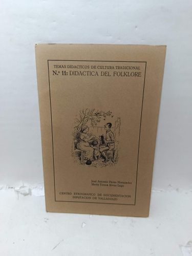 Portada del libro de TEMAS DIDÁCTICOS DE CULTURA TRADICIONAL. Nº 11: Didáctica del Folklore