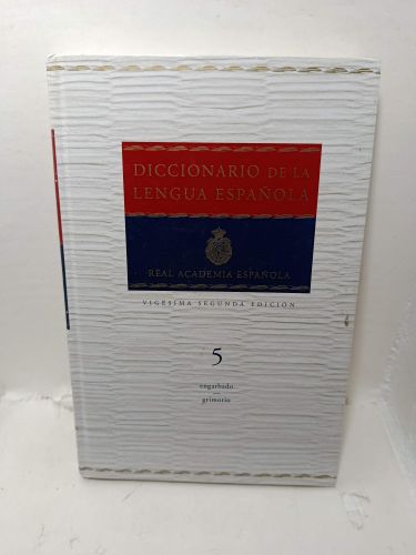 DICCIONARIO DE LA LENGUA ESPAÑOLA. TOMO 5. Real Academia Española